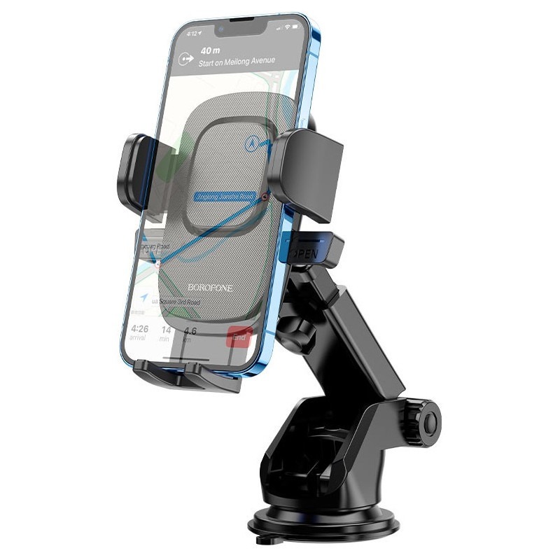 Support Voiture BOROFONE Pour Smartphone BH60 - Noir - Image 2