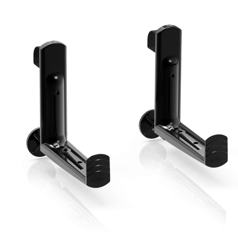Supports Pour Jardinière de Balcon LECHUZA Box Hooks - Noir