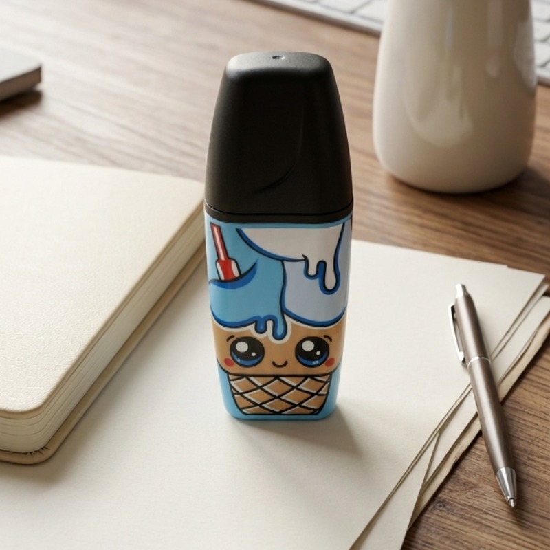 Surligneur STABILO Boss Mini Sweet Friends - Bleu - Image 2