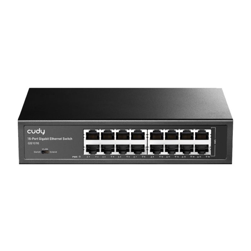 Switch CUDY GS1016 16 Ports Gigabit RJ45 + 1 Port VLAN