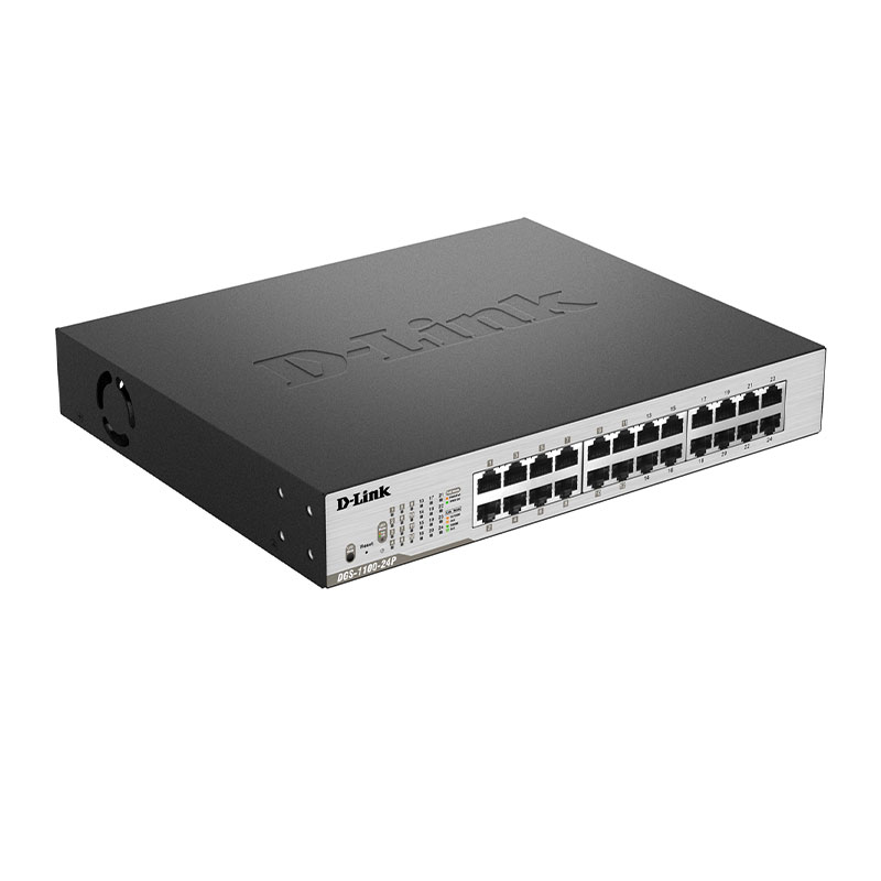 Switch D-LINK DGS-1100-24P 24 Ports 12 Ports 10/100/1000Mbps PoE + 12 Ports 10/100/10 - Image 2