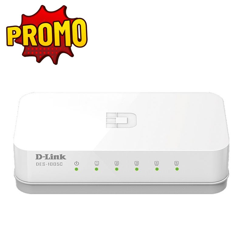 Switch D-LINK DES-1005C 5 Ports 10/100 Mbps, Photo boutique MyTek chez MyTek