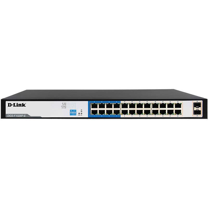 Switch D-Link DGS-F1026P-E 24 ports Ethernet Gigabit 10/100/1 000 Mbit/s + 2 ports SFP 