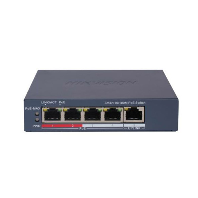 Switch De Bureau HIKVISION DS-3E1105P-EIM POE 5 Ports 10/100 Mbps 