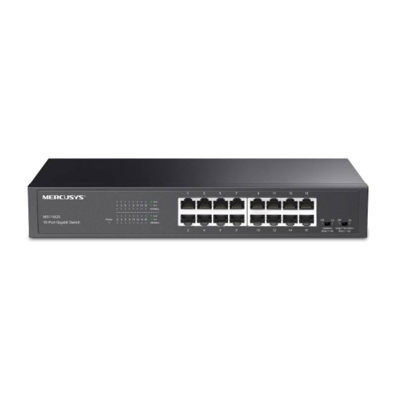Switch de Bureau MERCUSYS TL-MS116GS 16 Ports Gigabit - Noir