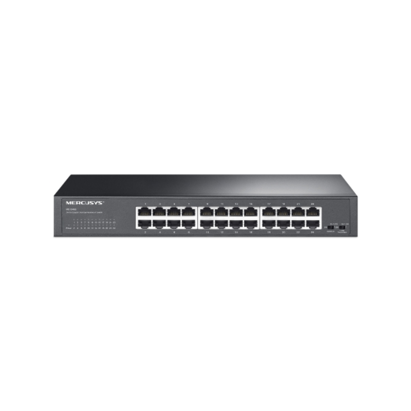 Switch de Bureau MERCUSYS TL-MS124GS 24 Ports Gigabit - Noir