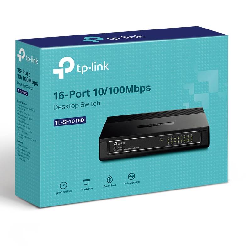Switch de Bureau TP-Link TL-SF1016D 16 Ports 10/100 Mbps - Image 4