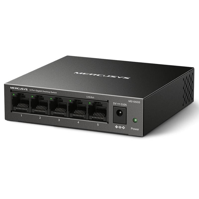 Switch MERCUSYS MS105GS Gigabit 5 Ports Boîtier Métallique - Image 2