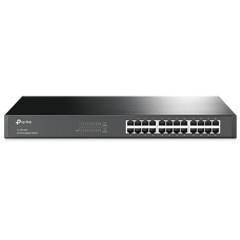 TP-LINK TL-SG1024 commutateur réseau Géré L2 Gigabit Ethernet (10/100/1000) Noir (TL-SG1024), Photo boutique MyTek chez MyTek