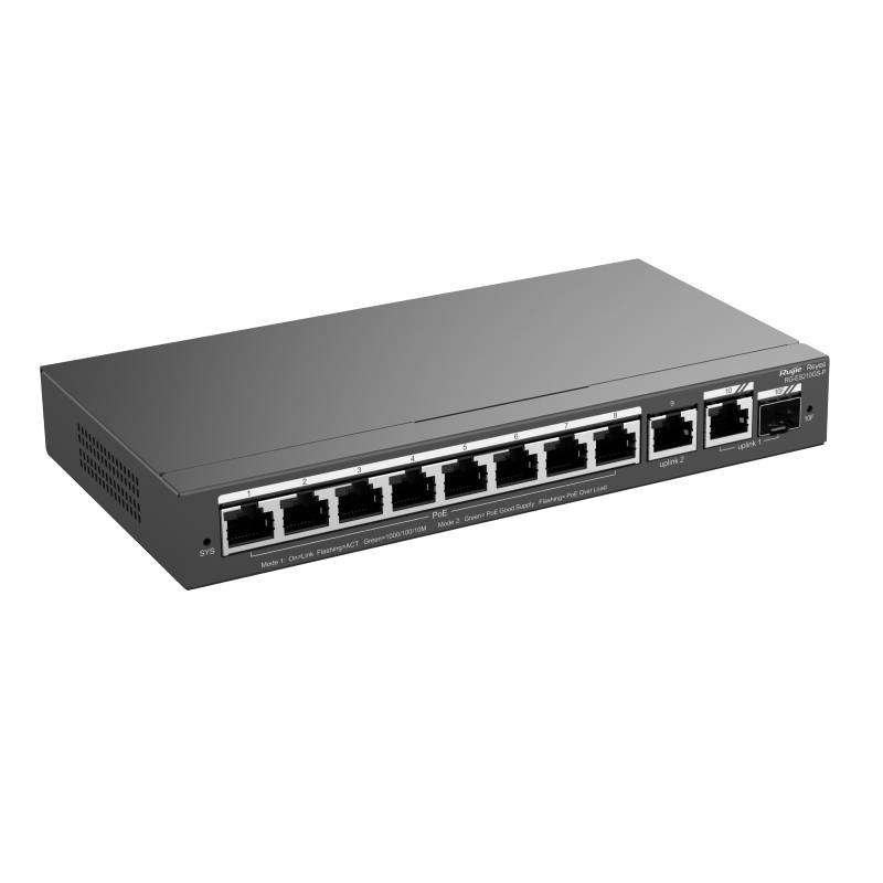 Switch RUIJIE REYEE RG-ES210GS-P Avec PoE 10 Ports Gigabit - Image 3