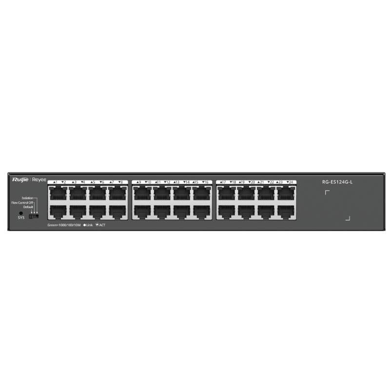 Switch RUIJIE RG-ES124G-L 24 Ports 10/100/1000 Mbps sans PoE