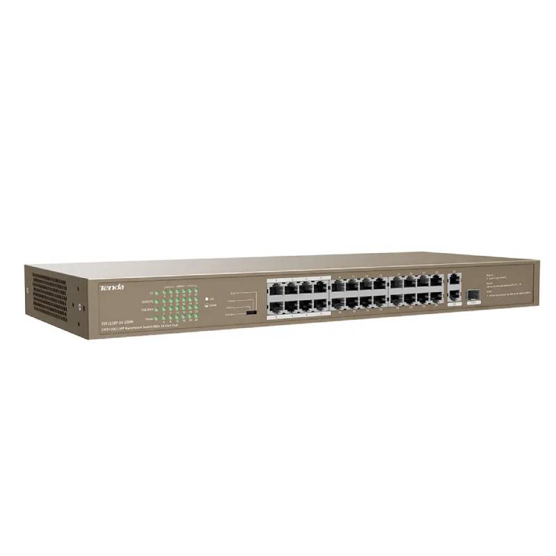 Switch TENDA TEF1126P Rackable 24FE+2GE/1SFP avec 24 ports PoE - Image 3