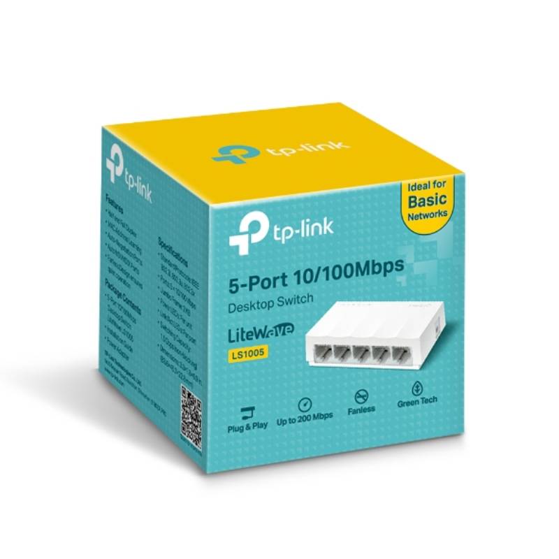 Switch TP-LINK TL-LS1005 5 Ports 10/100 Mbps - Blanc - Image 6