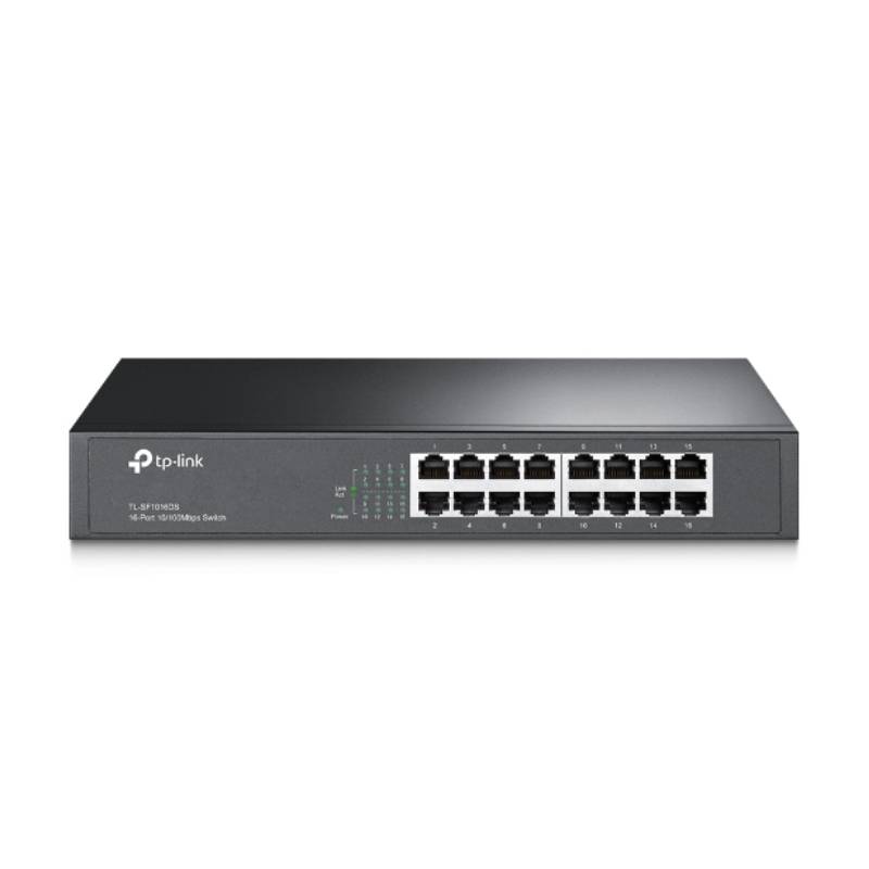 TP-Link TL-SF1016DS commutateur réseau Non-géré Fast Ethernet (10/100) 1U (TL-SF1016DS), Photo boutique MyTek chez MyTek