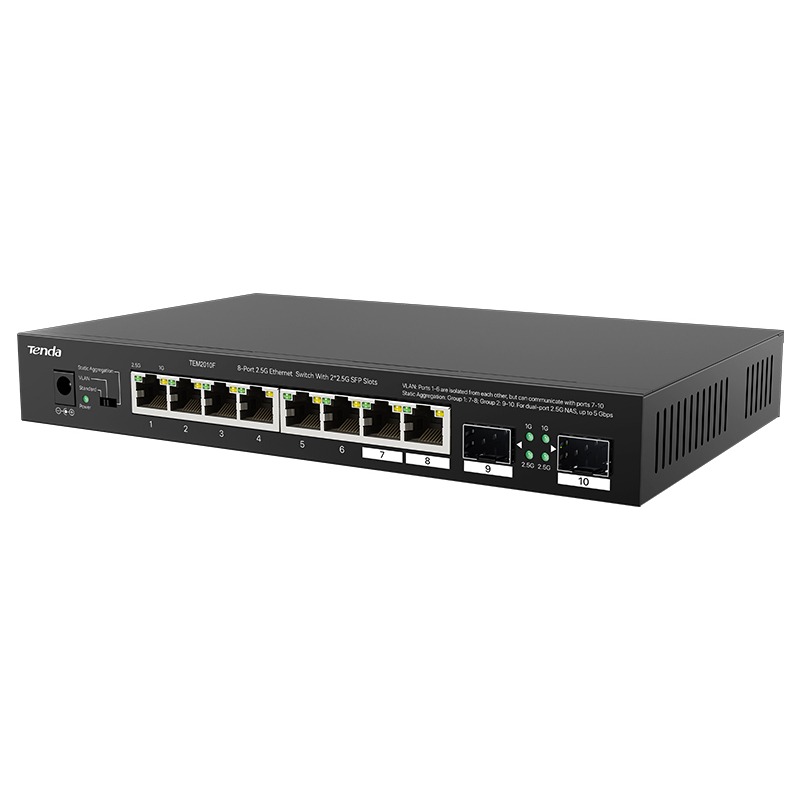 Switch TENDA TEM2010F 8 ports 2.5G + 2 ports SFP - Image 3