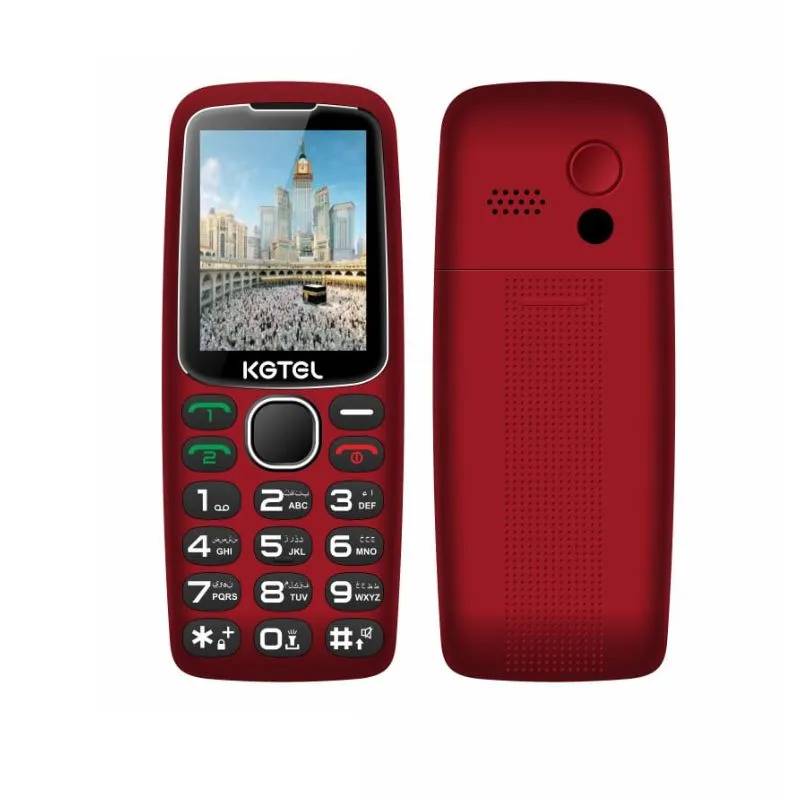 Téléphone Portable KGTEL Senior K349 2.4" Dual SIM - Rouge