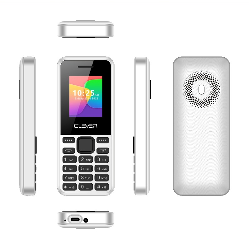 Téléphone Portable Clever C4 -Blanc