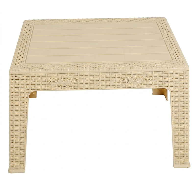 Table Plastique Majesty 45x45x70cm - Caramel