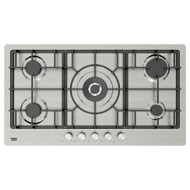 Plaque de Cuisson Encastrable BEKO HIMW95226SXEL 5 Feux 90 cm - Inox, Photo boutique MyTek chez MyTek