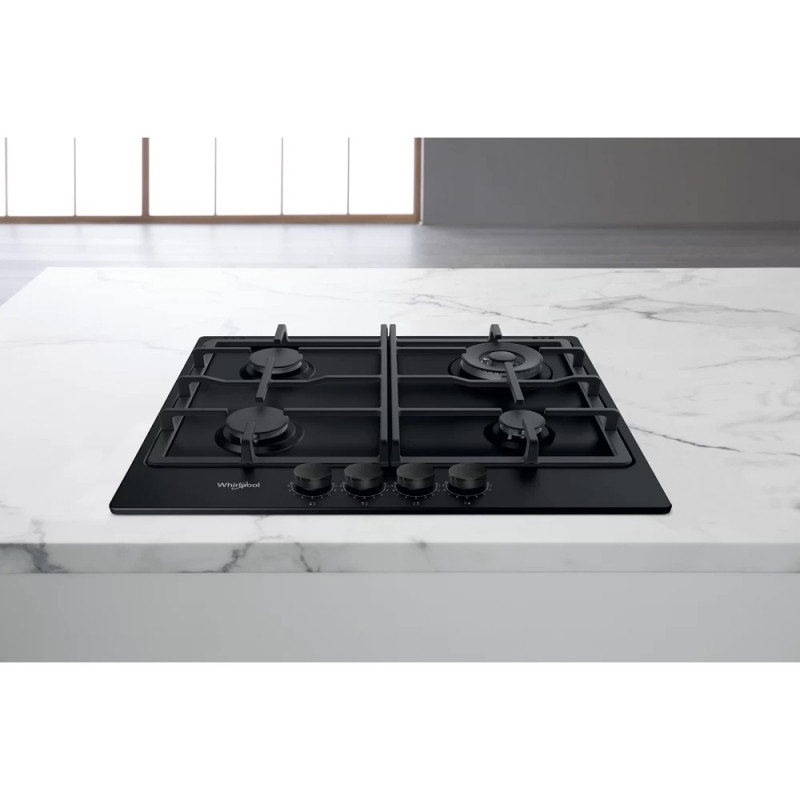 Table De Cuisson Encastrable WHIRLPOOL TKRL661NB 4 Feux - Noir - Image 3