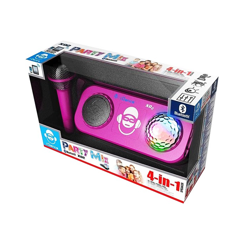 Table De Mixage Sans Fil BIGBEN XD2PK Avec Lumineux et micro - Rose - Image 4