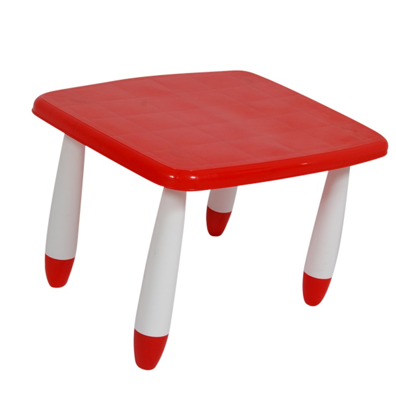 Table Smile Rectangulaire pour Enfant - Rouge - Image 2