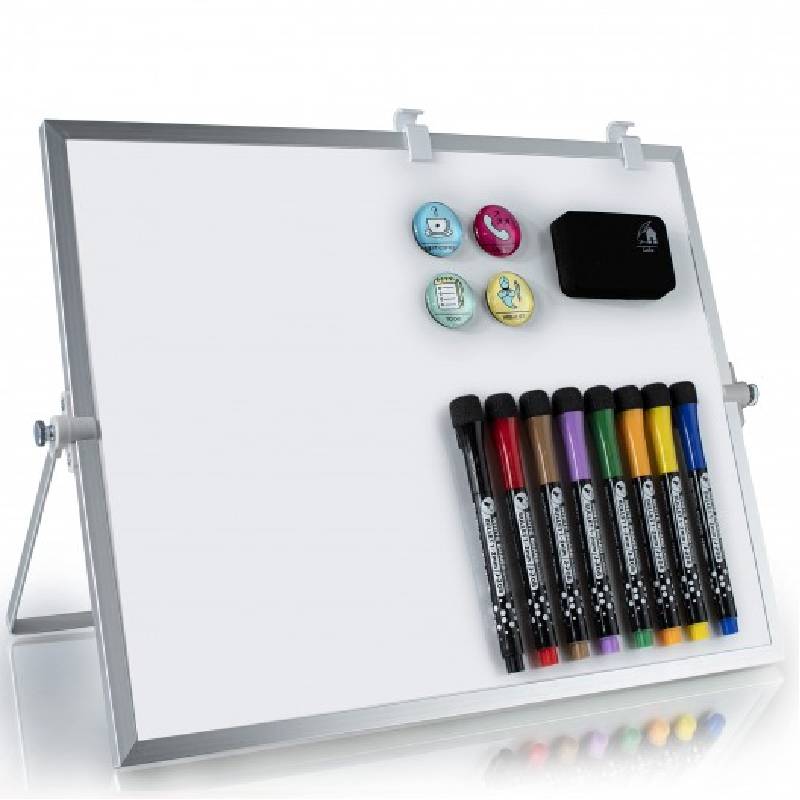 Tableau Blanc Cadre Aluminium 18.5 x 27 cm - AP06