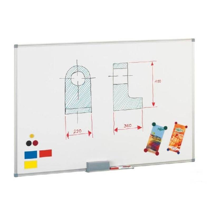 FAIBO 840-10 Tableau blanc 600 x 900 mm Acier Magnétique, Photo boutique MyTek chez MyTek