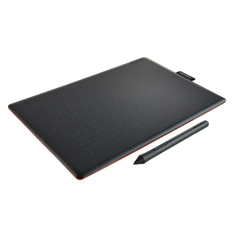 Tablette Graphique WACOM One By Moyenne - Noir & Rouge (CTL-672-S) - Image 2