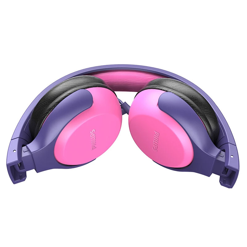 Casque Filaire PHILIPS TAKH101PK-00 avec Micro Pour Enfant - Rose & Violet - Image 3