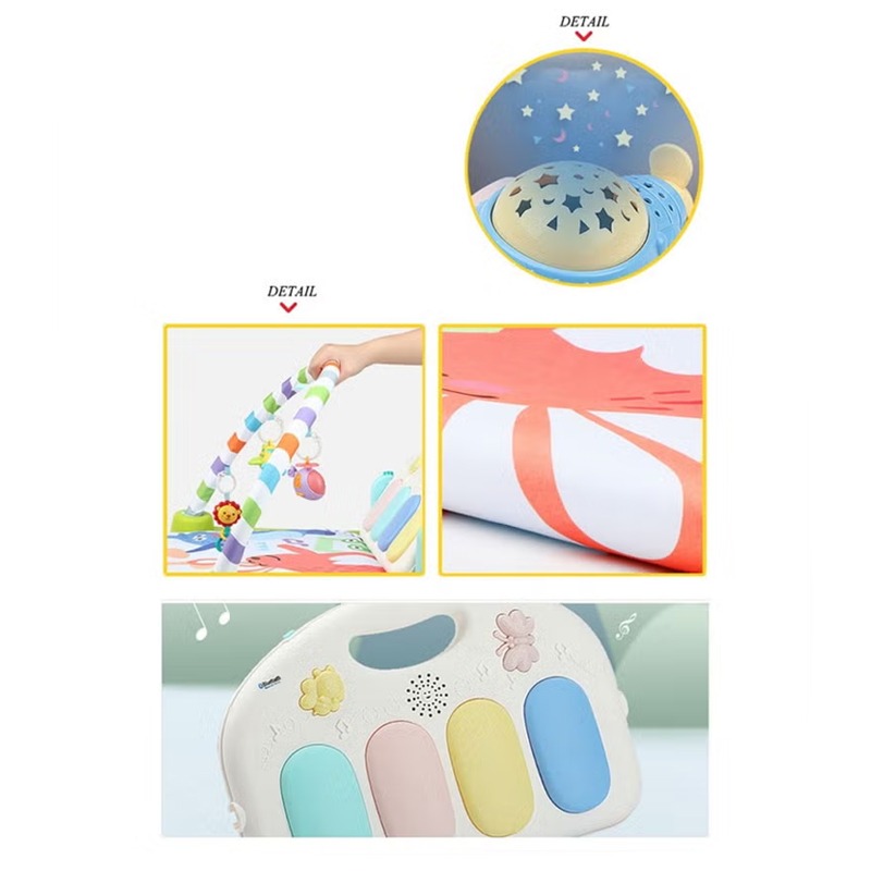 Tapis d’Éveil de Gym Avec Piano Bluetooth Pour Bébé - Image 3