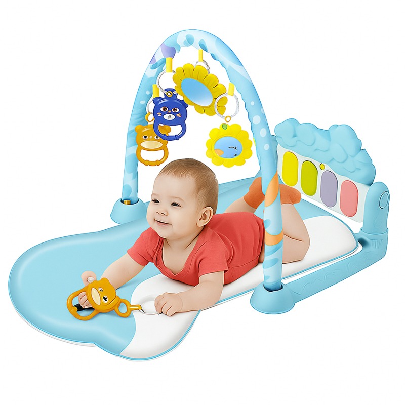 Tapis D'éveil Multifonction avec Piano à Pédales Pour Bébé - Image 2