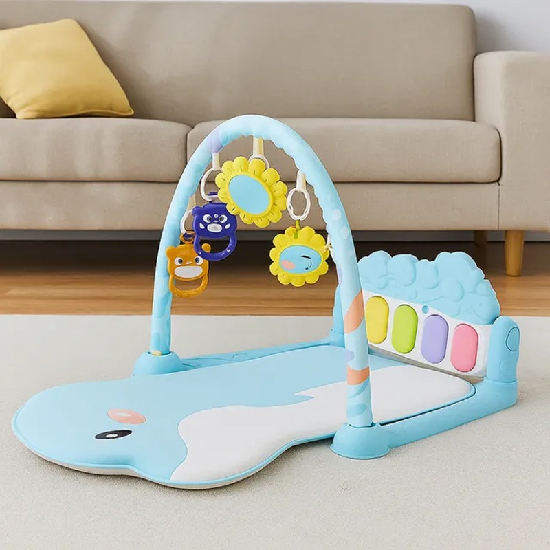 Tapis D'éveil Multifonction avec Piano à Pédales Pour Bébé - Image 3