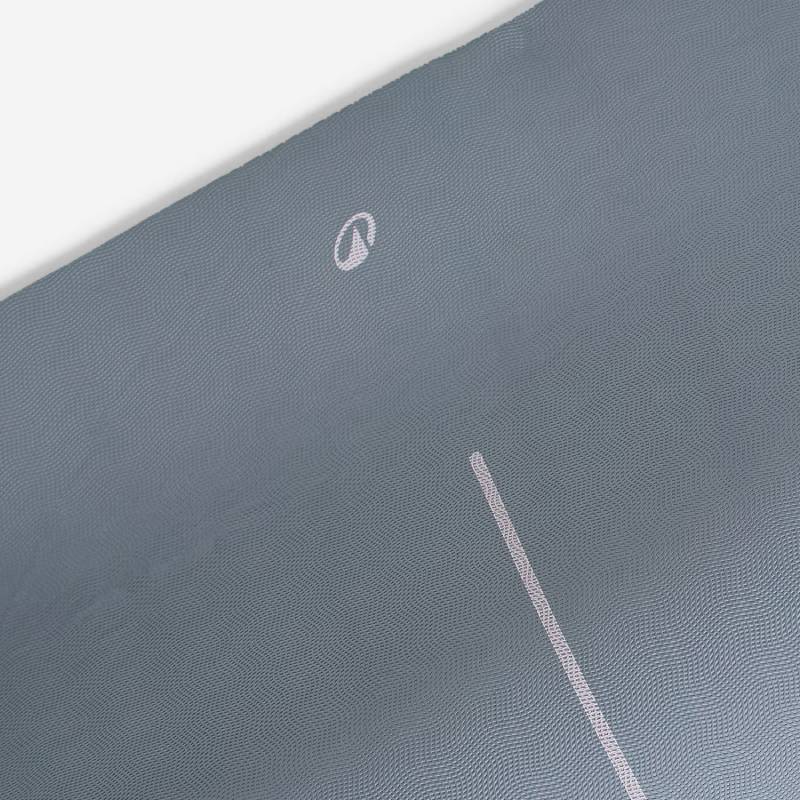 Tapis de fitness DOMYOS résistant et adhérent épaisseur 8 mm - Gris - Image 5