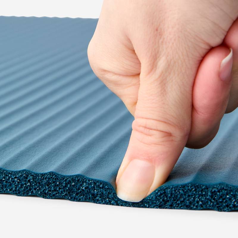 Tapis de pilates DOMYOS confort épaisseur 10 mm - Bleu - Image 4