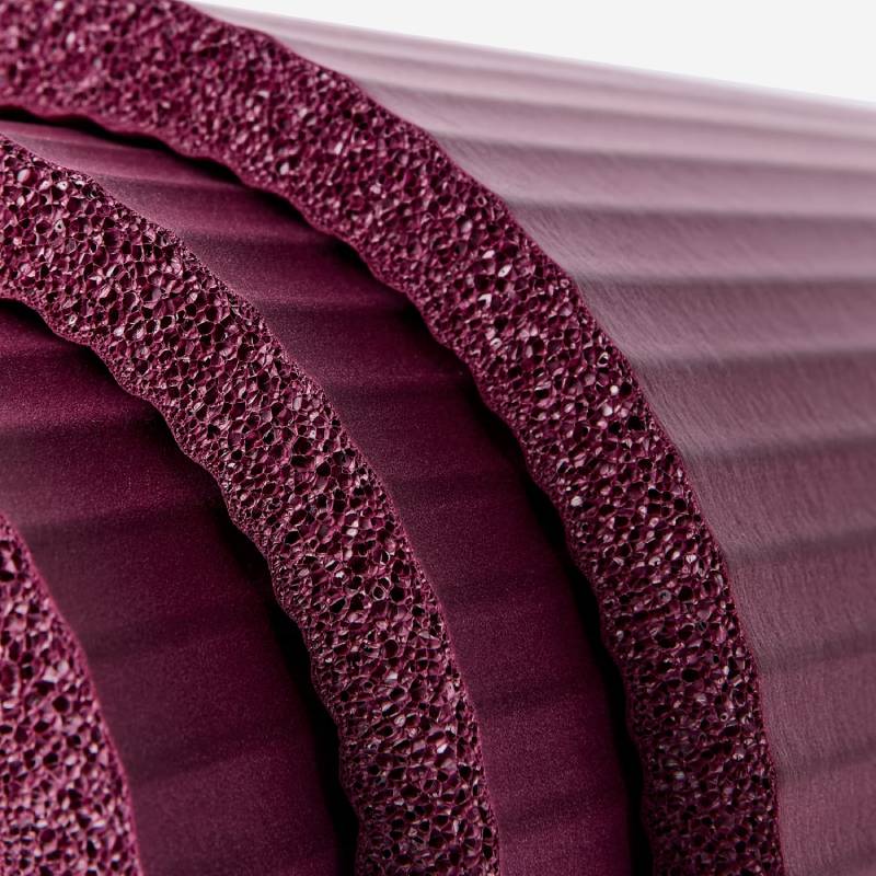 Tapis de pilates DOMYOS confort épaisseur 15 mm - Rouge bordeaux - Image 5