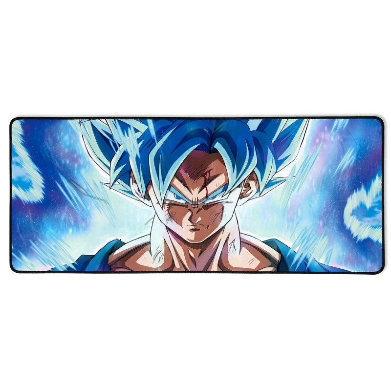 Tapis De Souris Gamer 40 X 90 Dragon Ball - Goku Super Saiyan Blue 