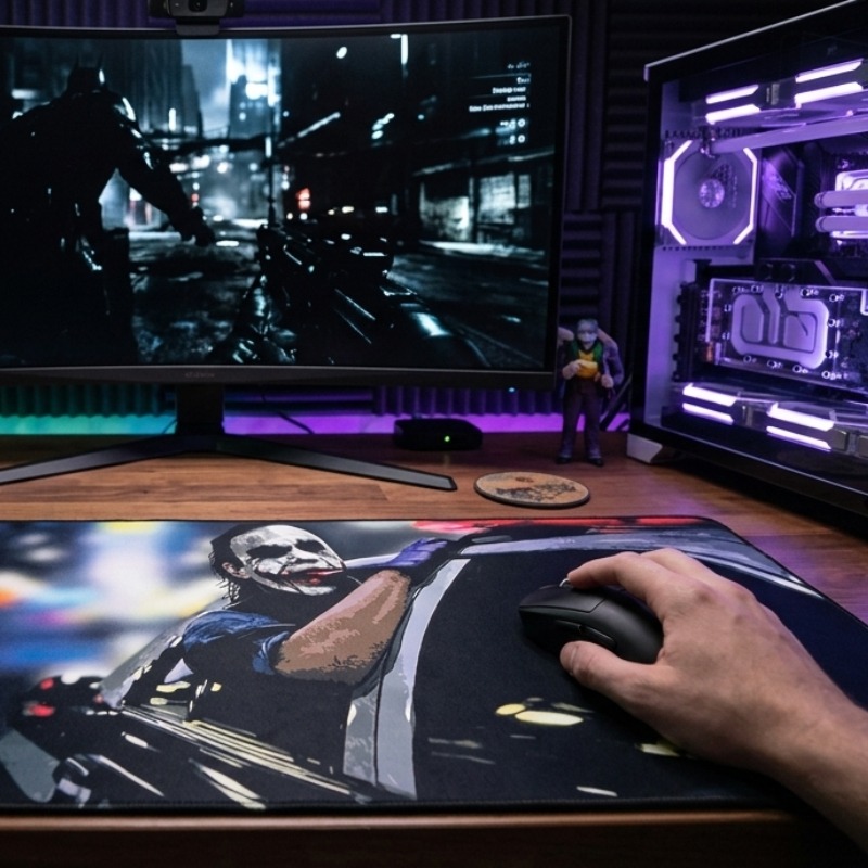 Tapis De Souris Gamer 40x90 Joker- Dark Knight Edition - Image 2