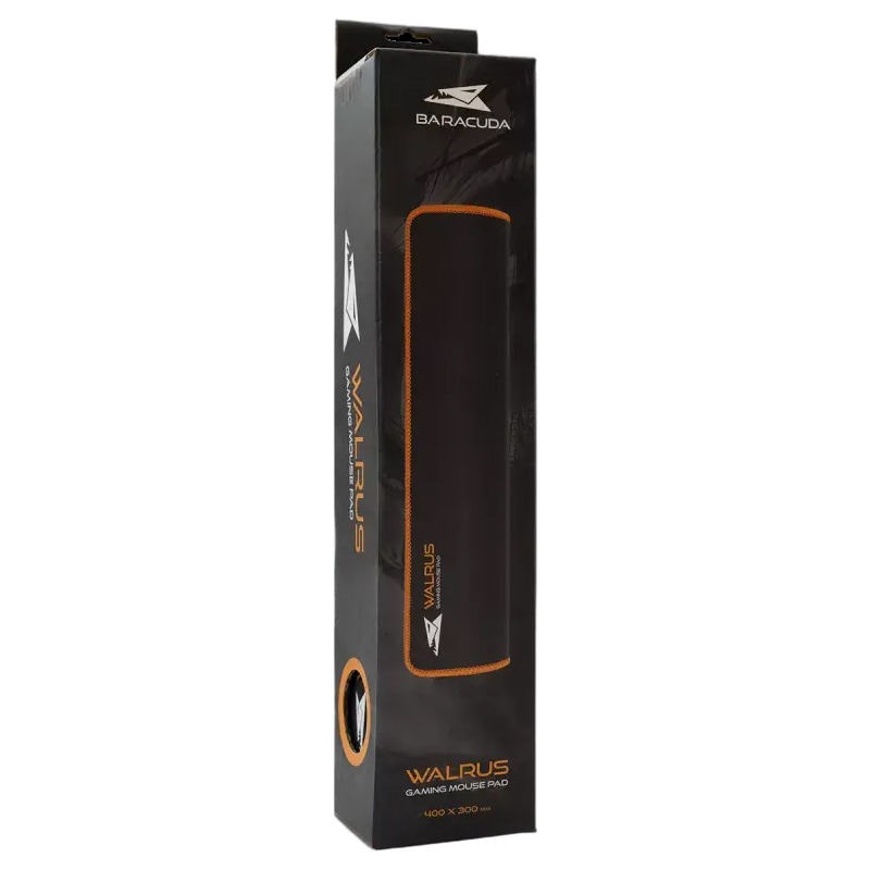 Tapis De Souris Gamer BARCUDA BGMP 081 WALRUS - Noir&Orange - Image 3