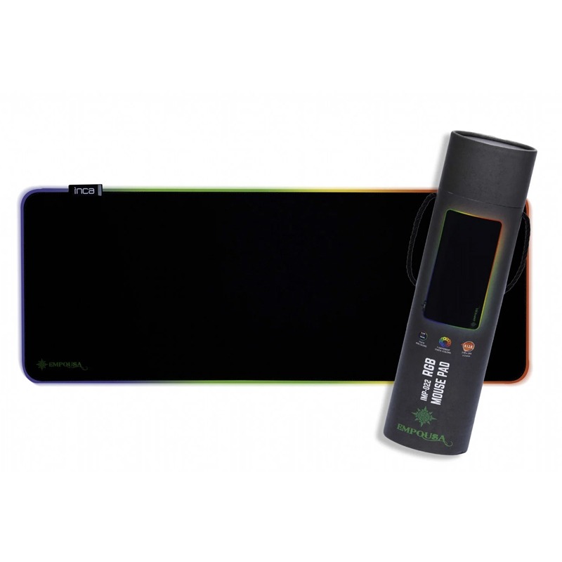 Tapis De Souris Gamer INCA IMP-022 RGB - Noir - Image 2