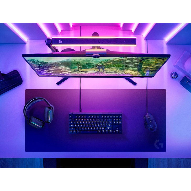 Tapis de Souris Gamer LOGITECH G840 XL - Noir - Image 3