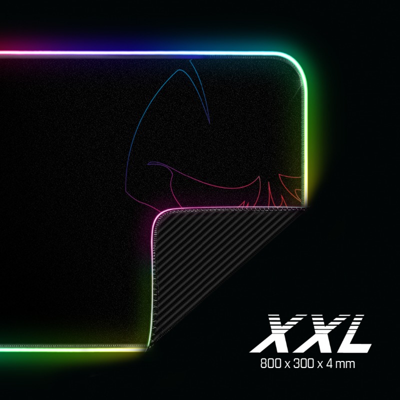 Tapis de Souris Gamer SPIRIT OF GAMER Darkskull RGB XXL - Noir - Image 2