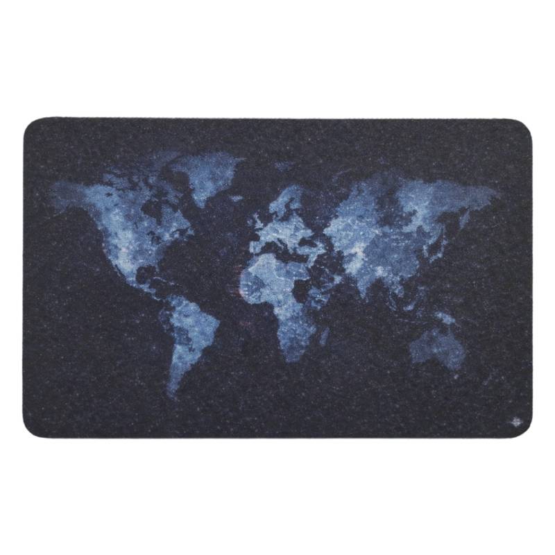 Tapis de souris gaming 20x25 world map - Noir