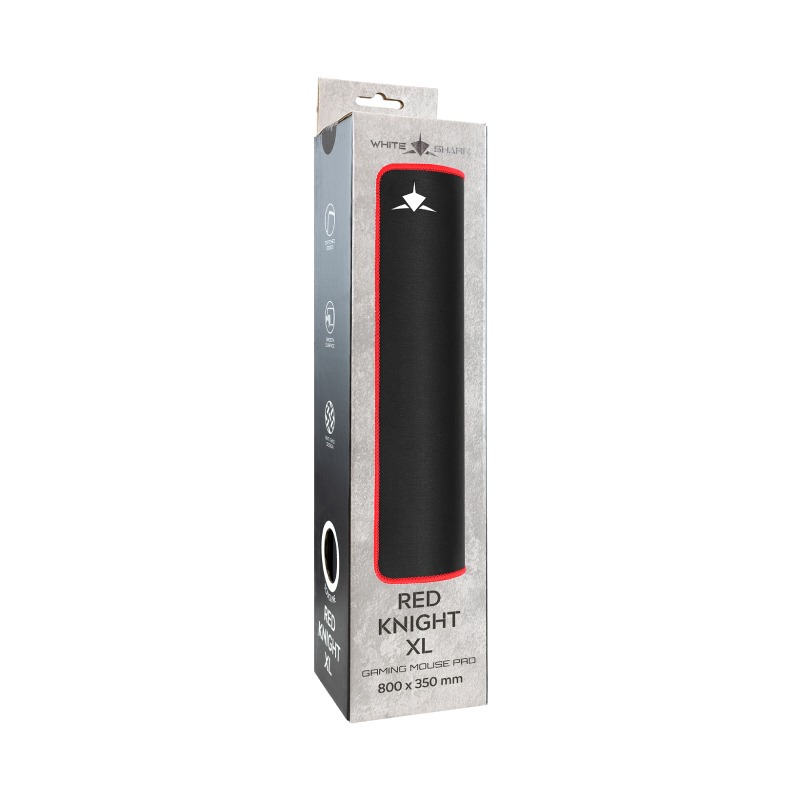 Tapis De Souris Gaming WHITE SHARK 800x 350mm -Rouge - Image 4