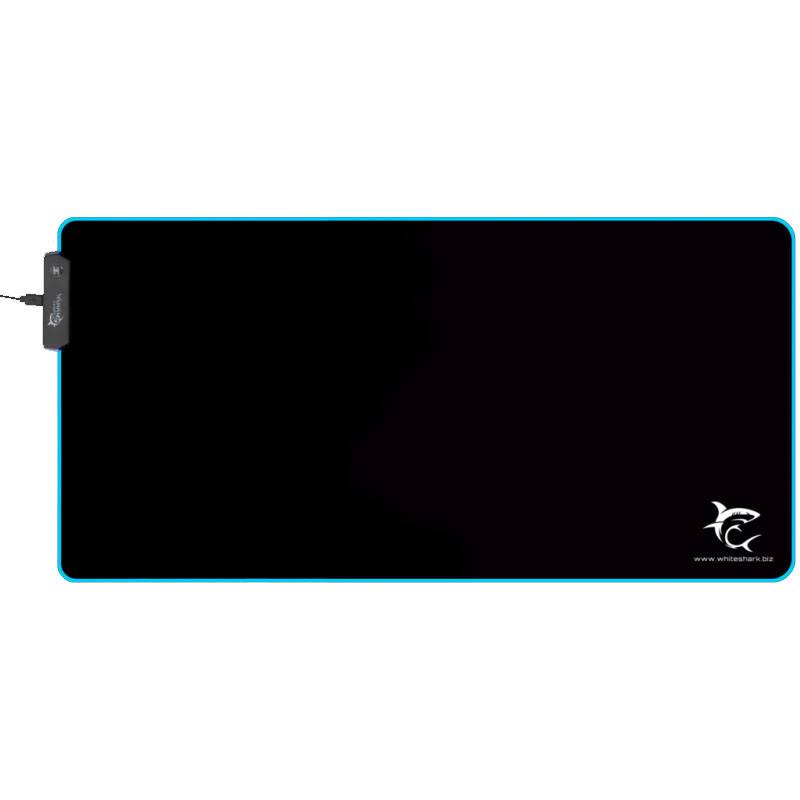 White Shark Luminous XL Tapis de souris de jeu Noir, Photo boutique MyTek chez MyTek
