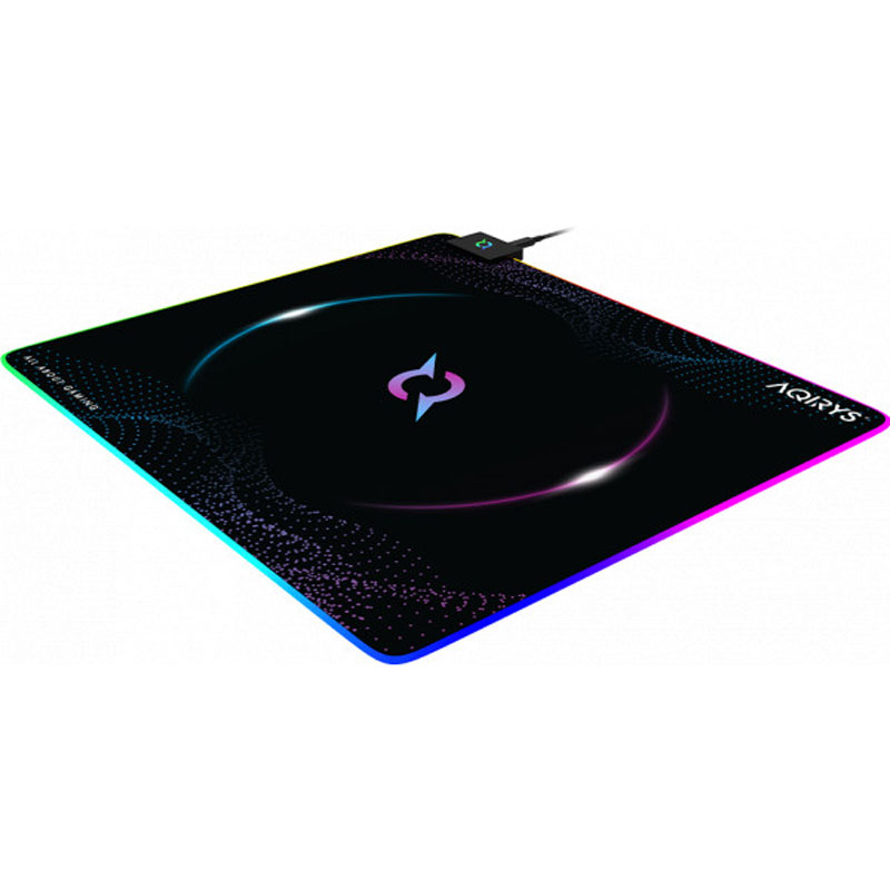 Tapis Souris Gamer AQIRYS ECLIPSE Moyen RVB - Noir - Image 3