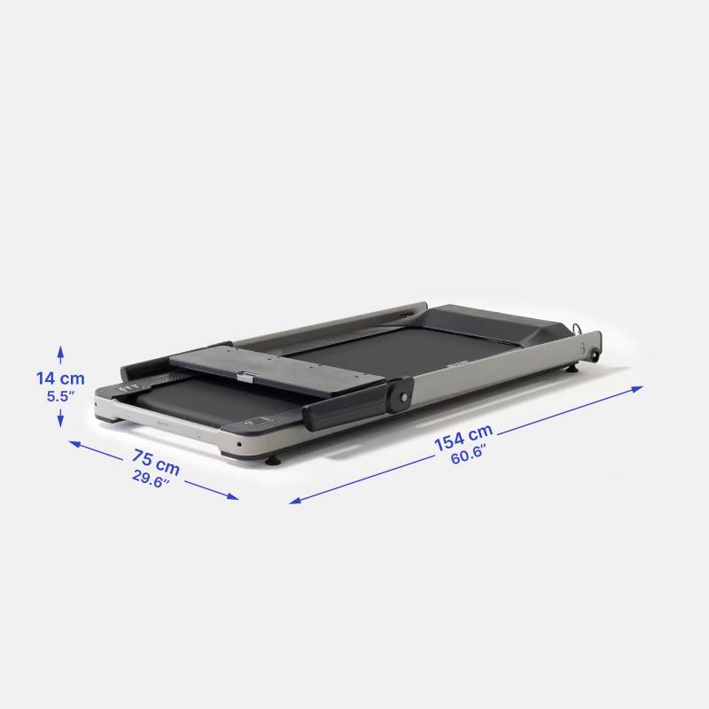 Tapis Roulant DOMYOS Pliable 14km/h Compact RUN100 - Noir - Image 3