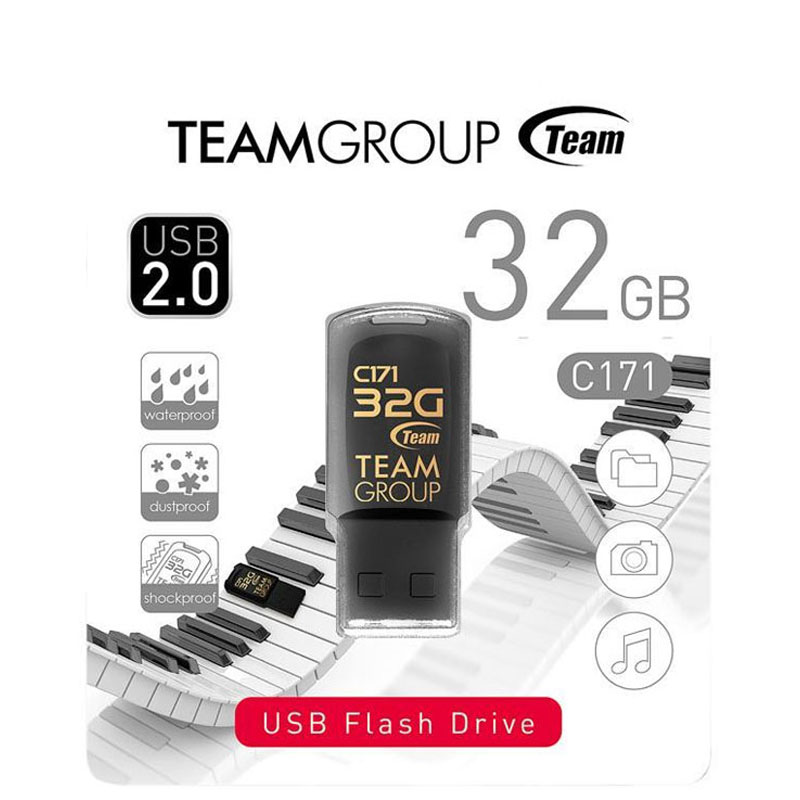 Clé USB TEAM GROUP C171 32Go USB 2.0 - Noir - Image 3