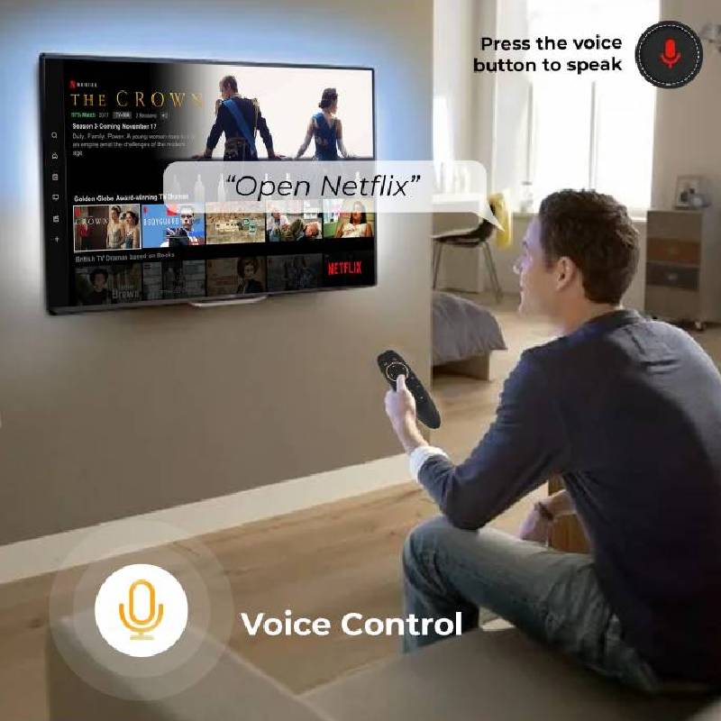Télécommande M6AIR avec Air Mouse pour Smart TV et Android TV Box - Image 6