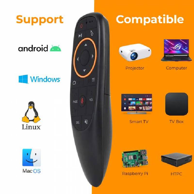 Télécommande M6AIR avec Air Mouse pour Smart TV et Android TV Box - Image 5